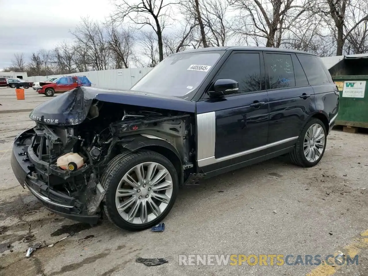1 Photograph of a damaged car SALGS2SV2KA521580 LAND ROVER RANGEROVER 2019