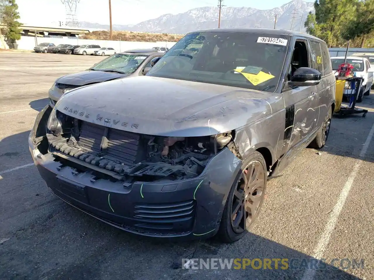 2 Photograph of a damaged car SALGS2SV4KA549977 LAND ROVER RANGEROVER 2019