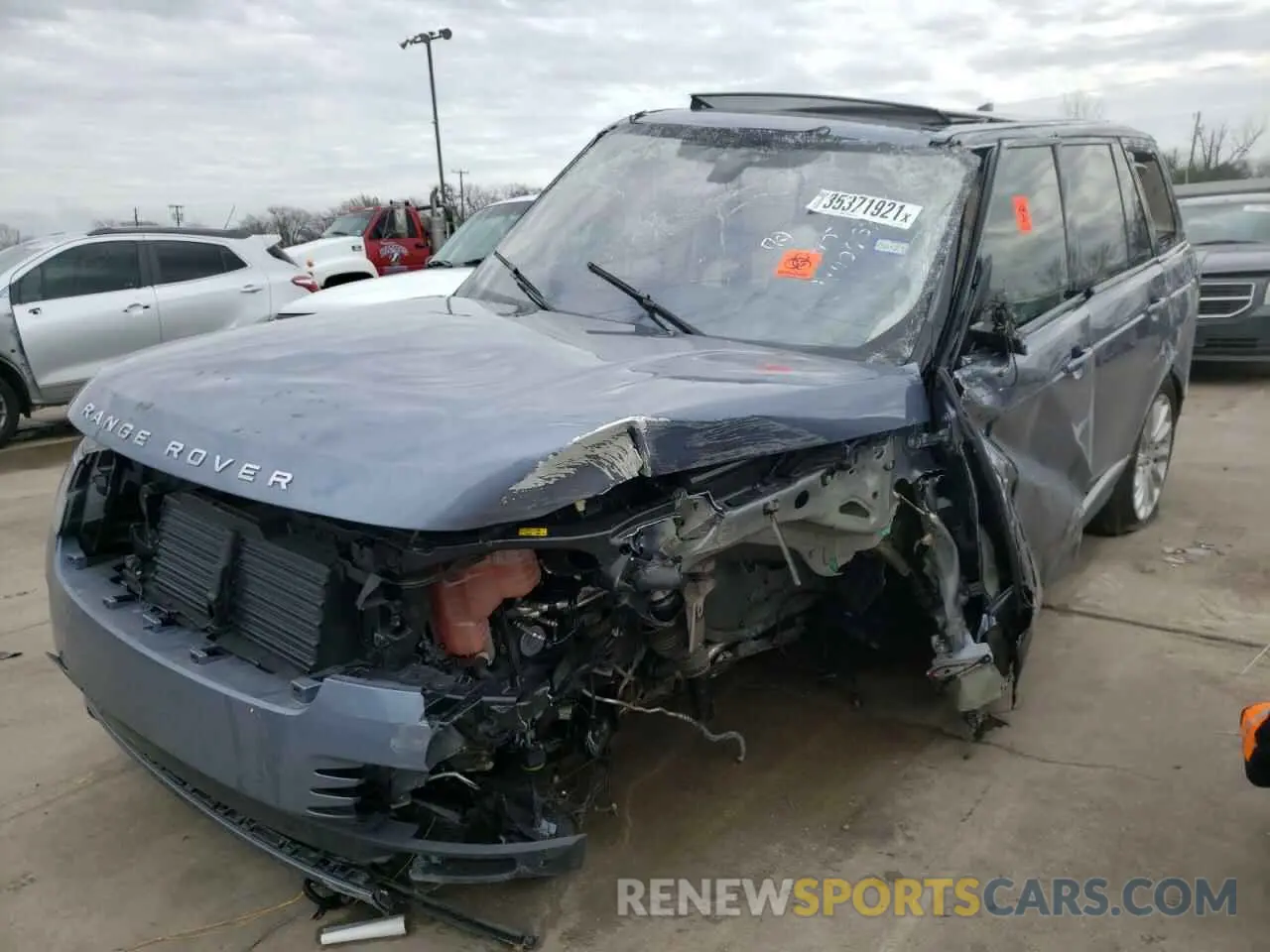 2 Photograph of a damaged car SALGS2SVXKA566766 LAND ROVER RANGEROVER 2019