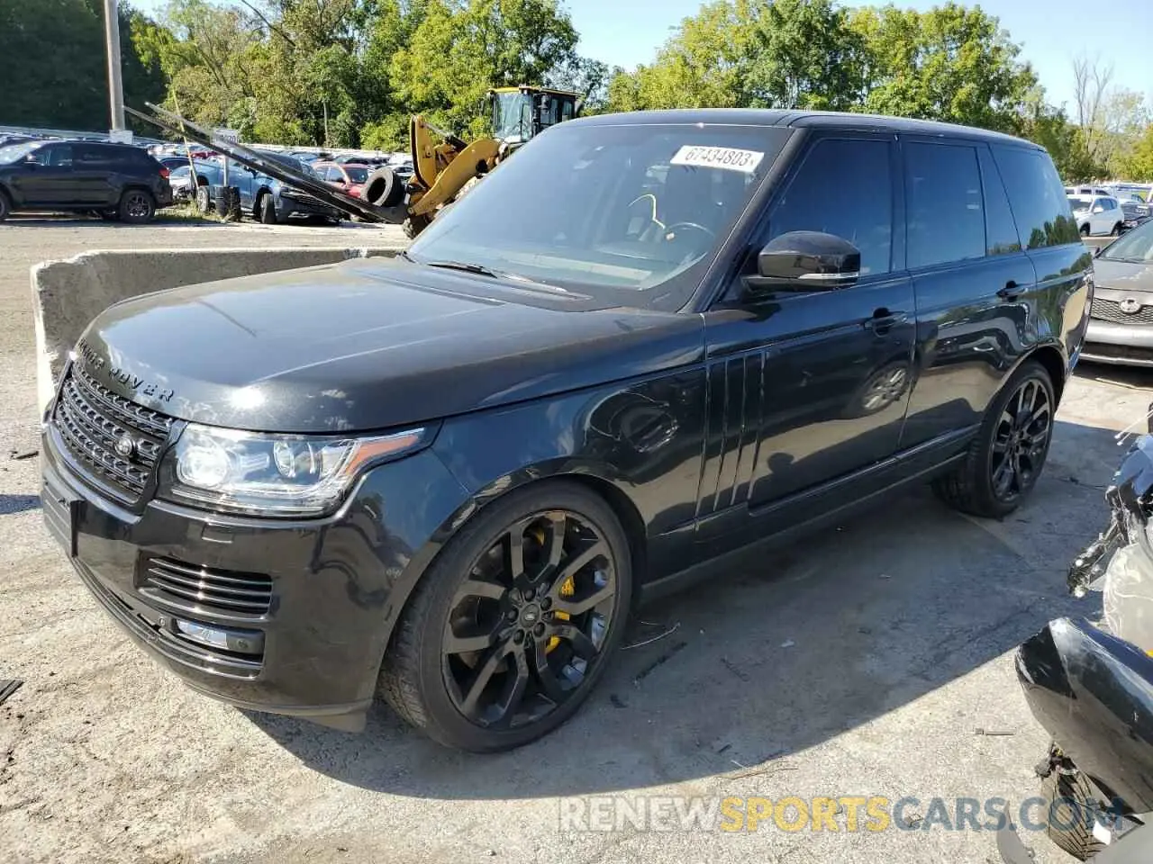 1 Photograph of a damaged car SALGS2TFXFA214235 LAND ROVER RANGEROVER 2019