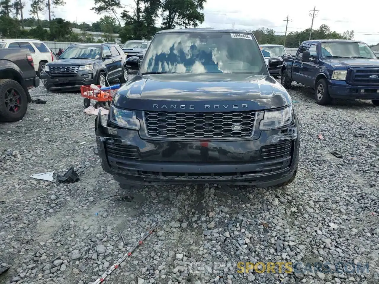 5 Photograph of a damaged car SALGS5RE6KA558042 LAND ROVER RANGEROVER 2019