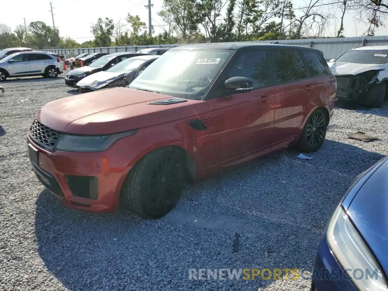 1 Photograph of a damaged car SALWR2RE7KA816302 LAND ROVER RANGEROVER 2019