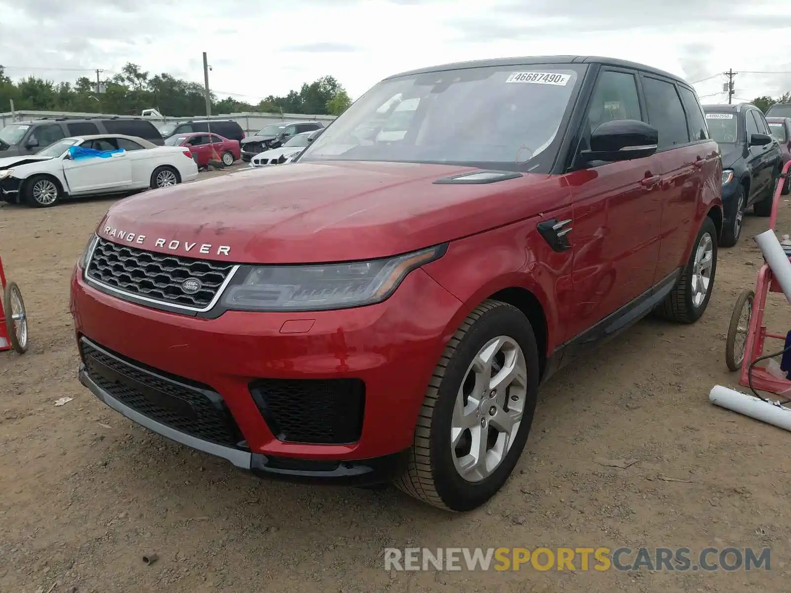 2 Photograph of a damaged car SALWR2RU7KA860372 LAND ROVER RANGEROVER 2019