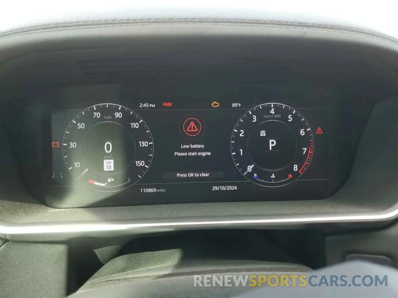 9 Photograph of a damaged car SALWR2RV6KA850005 LAND ROVER RANGEROVER 2019
