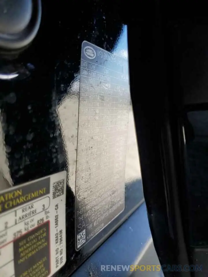 13 Photograph of a damaged car SALYB2EV3KA796438 LAND ROVER RANGEROVER 2019