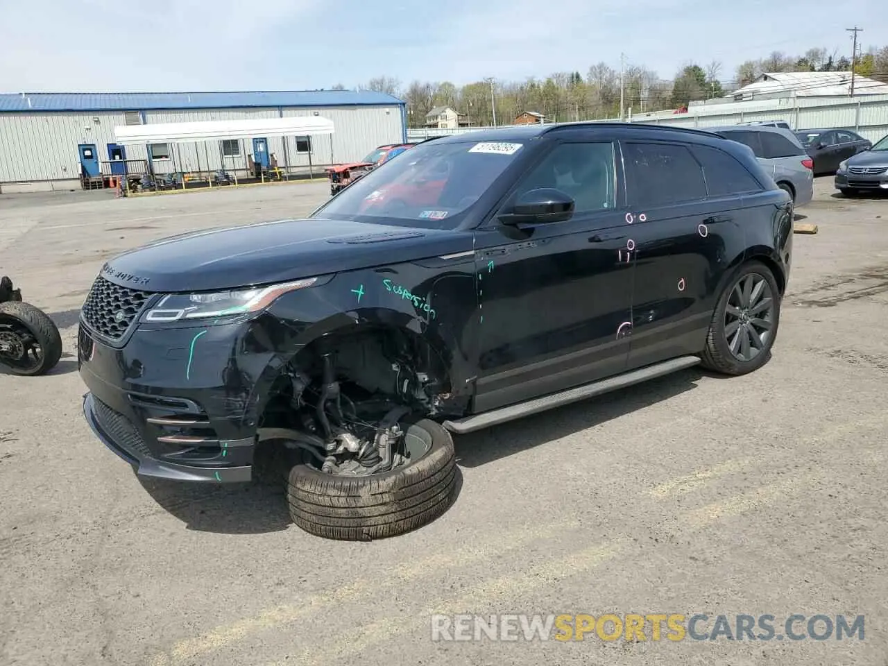 1 Photograph of a damaged car SALYM2EVXKA218685 LAND ROVER RANGEROVER 2019
