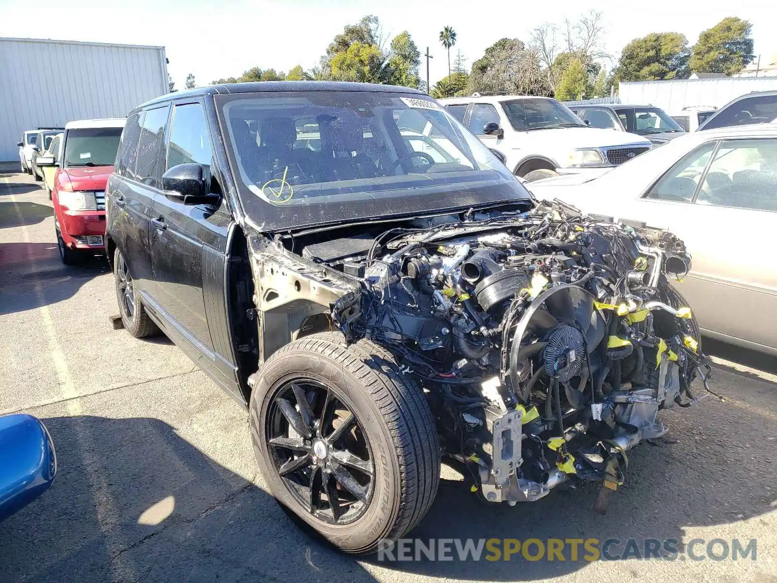 1 Photograph of a damaged car SALGR2SU6LA599140 LAND ROVER RANGEROVER 2020