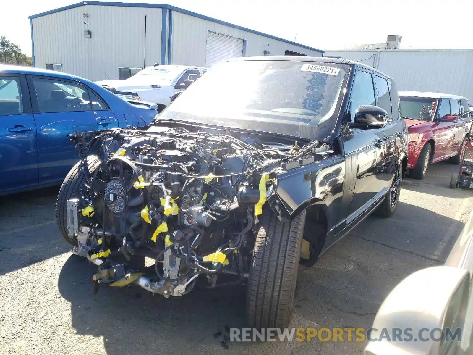 2 Photograph of a damaged car SALGR2SU6LA599140 LAND ROVER RANGEROVER 2020