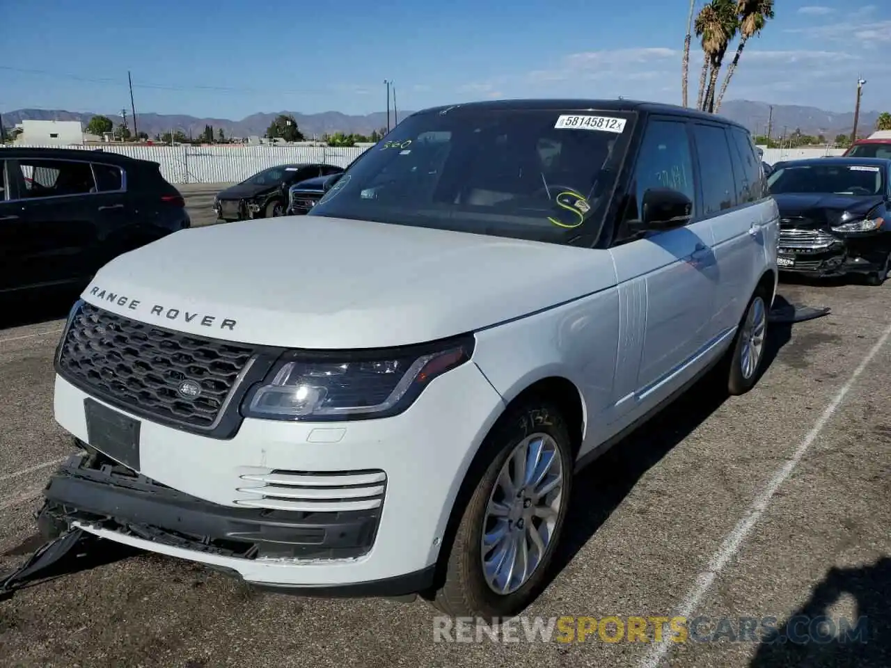 2 Photograph of a damaged car SALGR2SU7LA598756 LAND ROVER RANGEROVER 2020