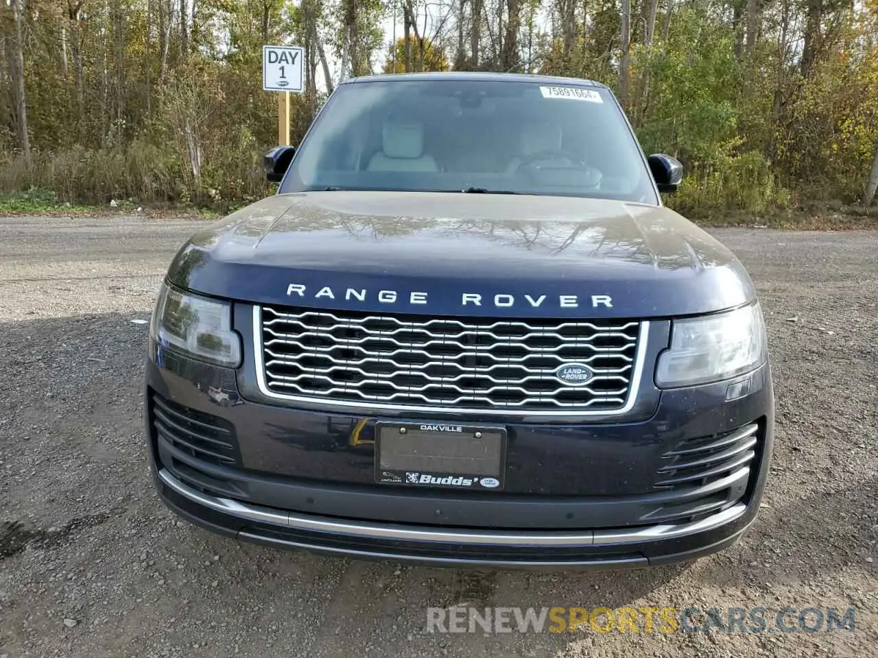 5 Photograph of a damaged car SALGS2RU1LA401767 LAND ROVER RANGEROVER 2020