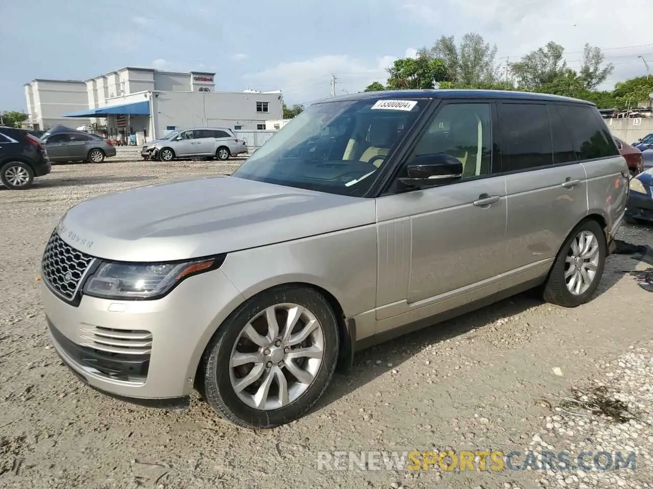 1 Photograph of a damaged car SALGS2RU1LA582207 LAND ROVER RANGEROVER 2020