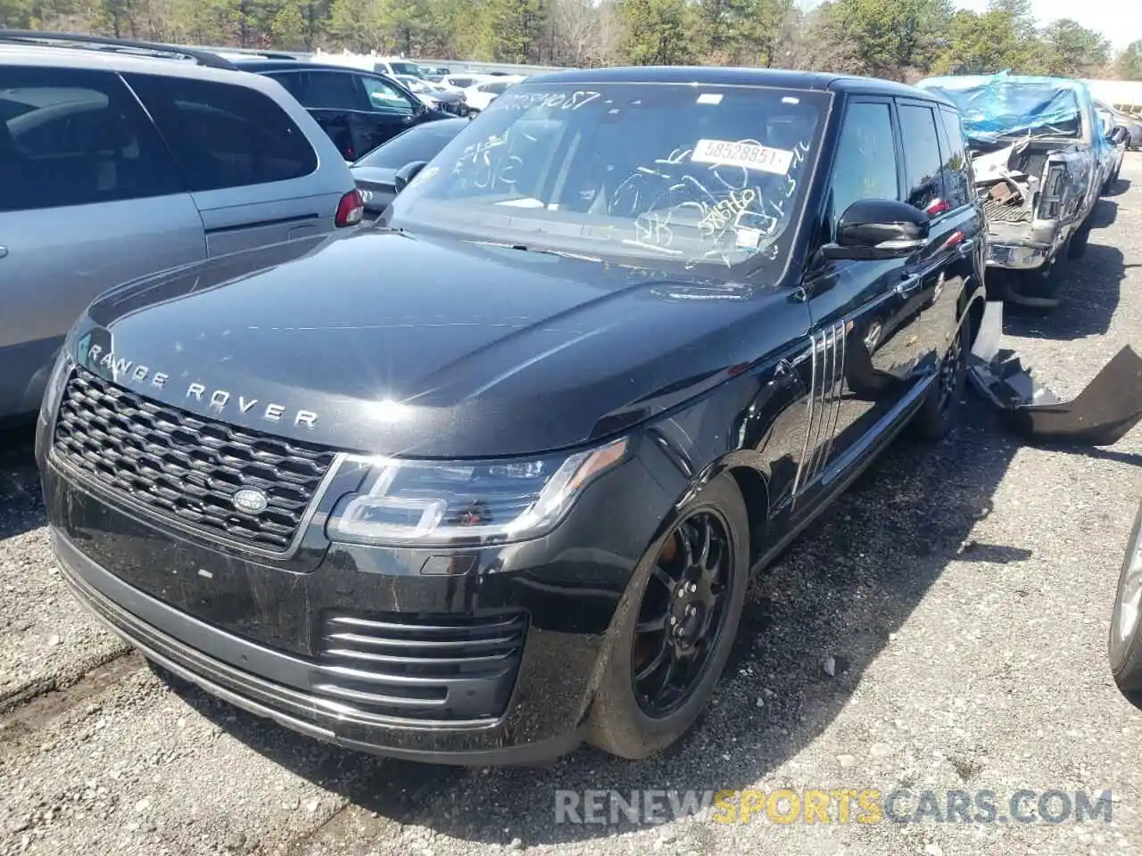 2 Photograph of a damaged car SALGS2RU1LA586760 LAND ROVER RANGEROVER 2020