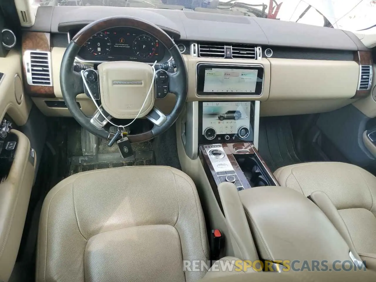 8 Photograph of a damaged car SALGS2RU2LA584645 LAND ROVER RANGEROVER 2020