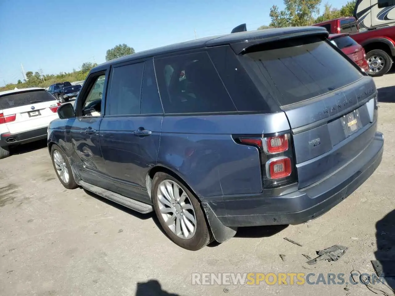 2 Photograph of a damaged car SALGS2RU5LA409208 LAND ROVER RANGEROVER 2020