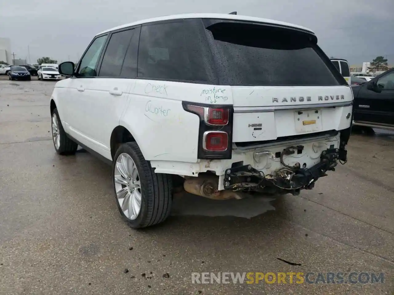 3 Photograph of a damaged car SALGS2RU7LA401157 LAND ROVER RANGEROVER 2020