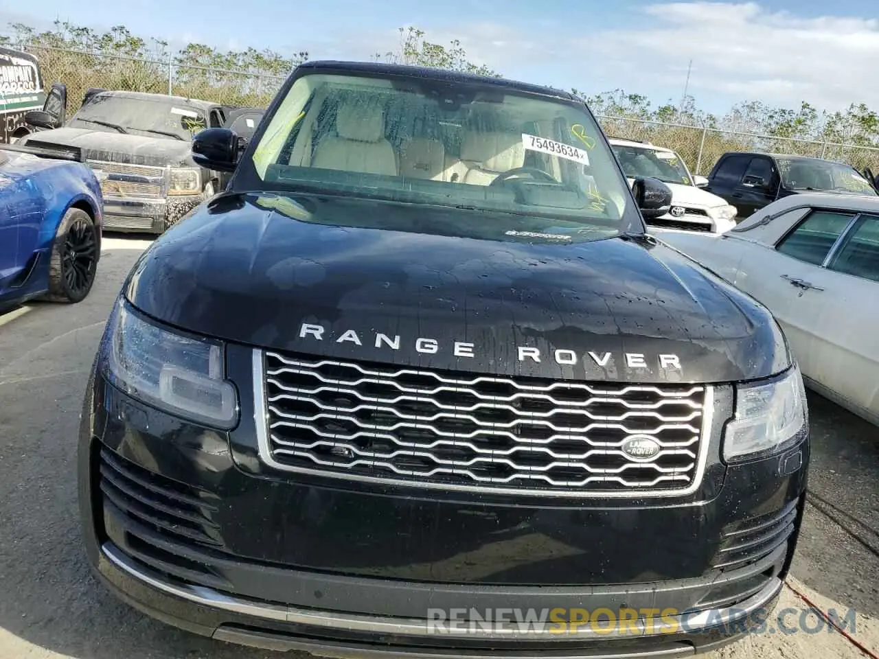 5 Photograph of a damaged car SALGS2SE0LA568897 LAND ROVER RANGEROVER 2020