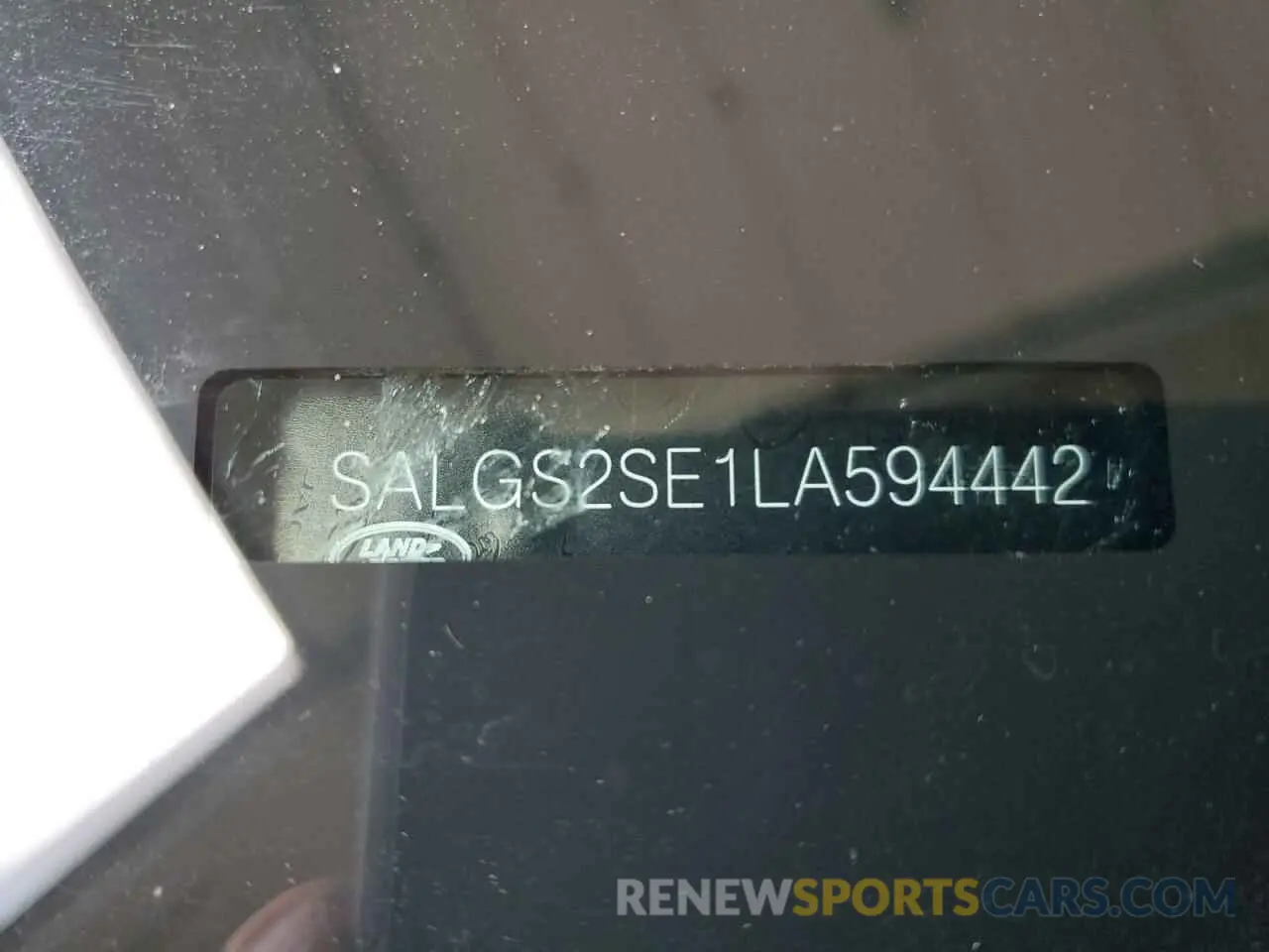 13 Photograph of a damaged car SALGS2SE1LA594442 LAND ROVER RANGEROVER 2020