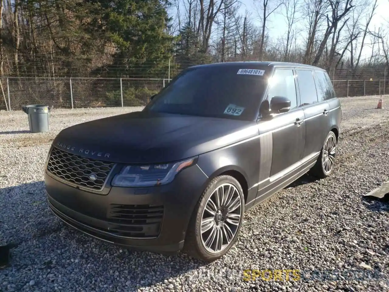 2 Photograph of a damaged car SALGS2SEXLA573766 LAND ROVER RANGEROVER 2020