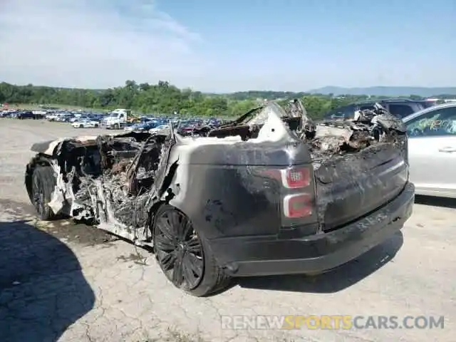 3 Photograph of a damaged car SALGS5SEXLA597521 LAND ROVER RANGEROVER 2020