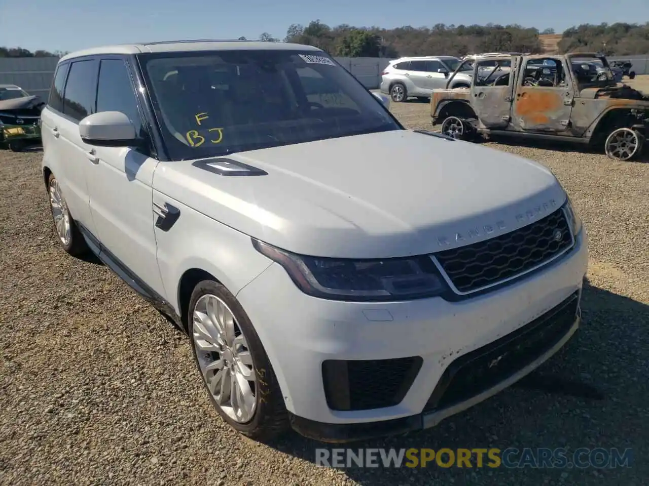 1 Photograph of a damaged car SALWR2RK9LA881305 LAND ROVER RANGEROVER 2020