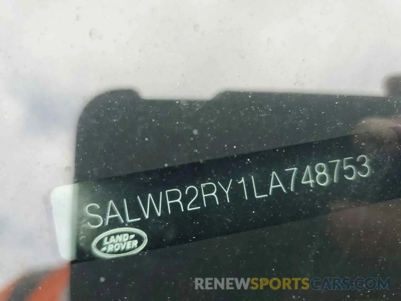 14 Photograph of a damaged car SALWR2RY1LA748753 LAND ROVER RANGEROVER 2020