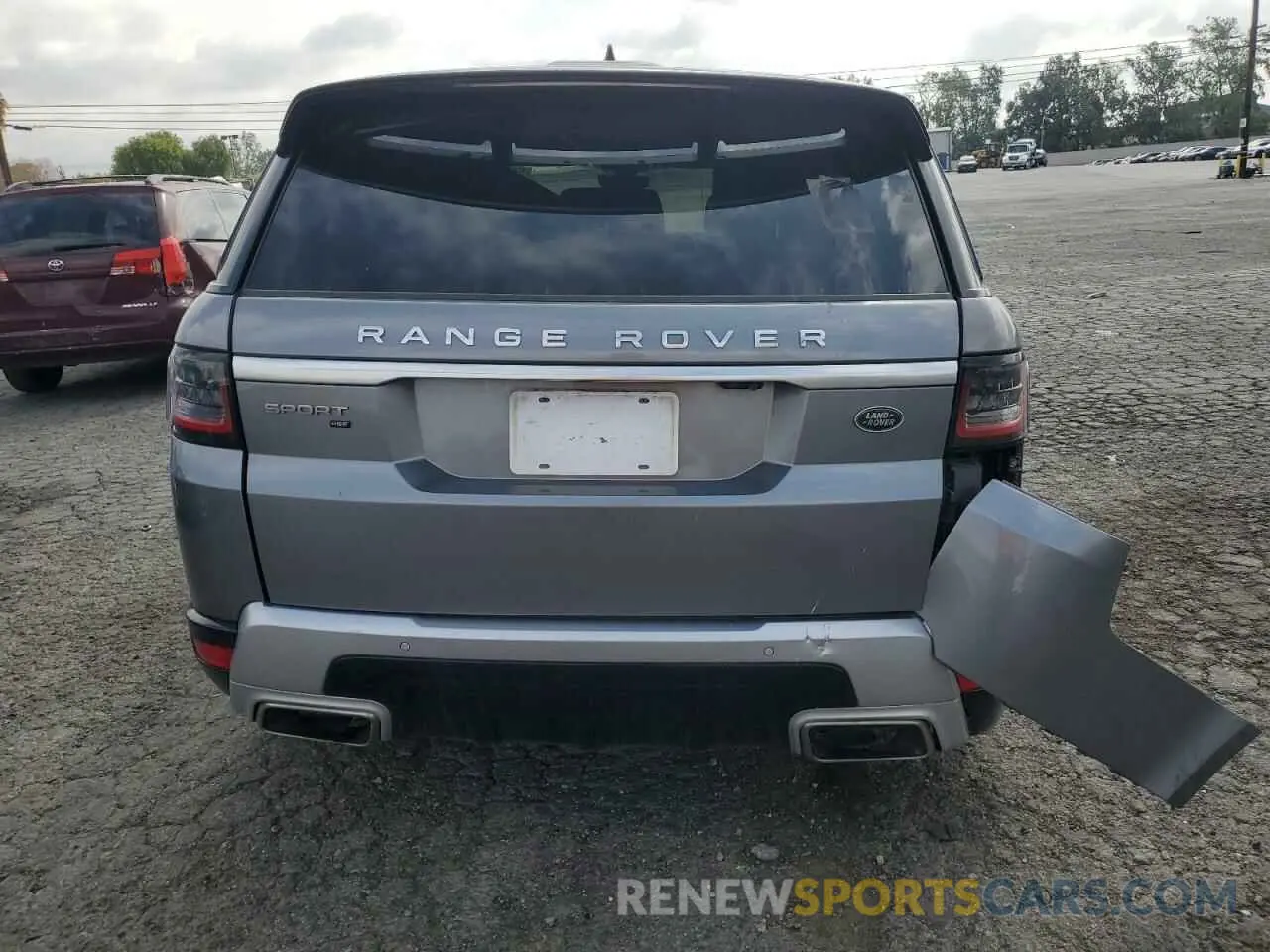6 Photograph of a damaged car SALWR2SU8LA701405 LAND ROVER RANGEROVER 2020