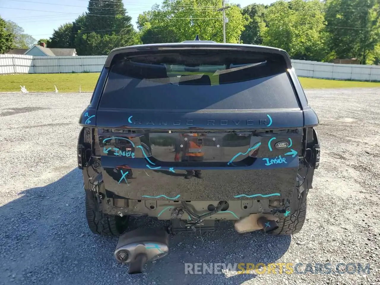 6 Photograph of a damaged car SALWR2SU9LA717581 LAND ROVER RANGEROVER 2020