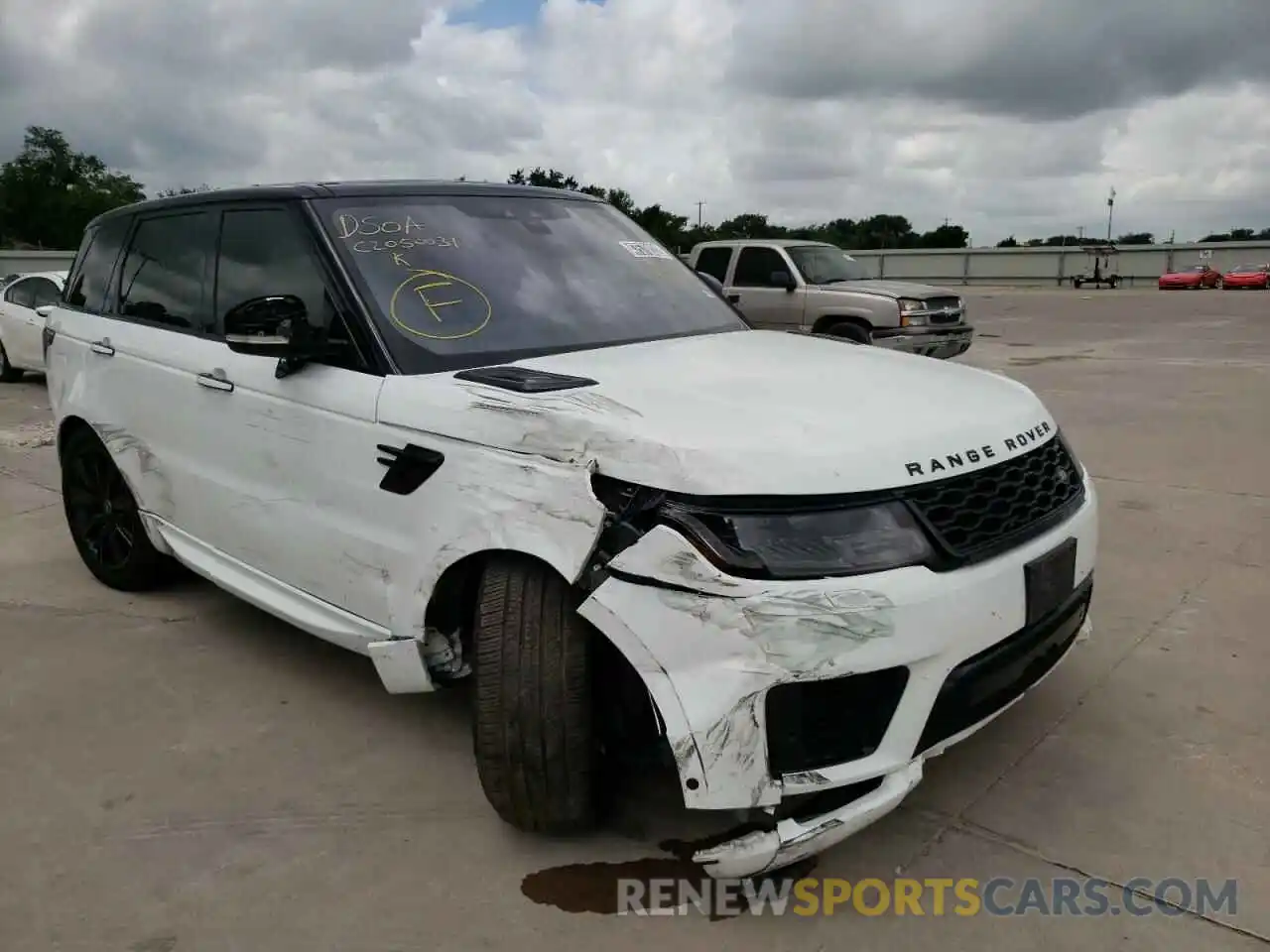 1 Photograph of a damaged car SALWS2RU0LA882557 LAND ROVER RANGEROVER 2020