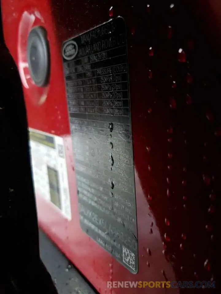 13 Photograph of a damaged car SALYK2EX5LA288250 LAND ROVER RANGEROVER 2020