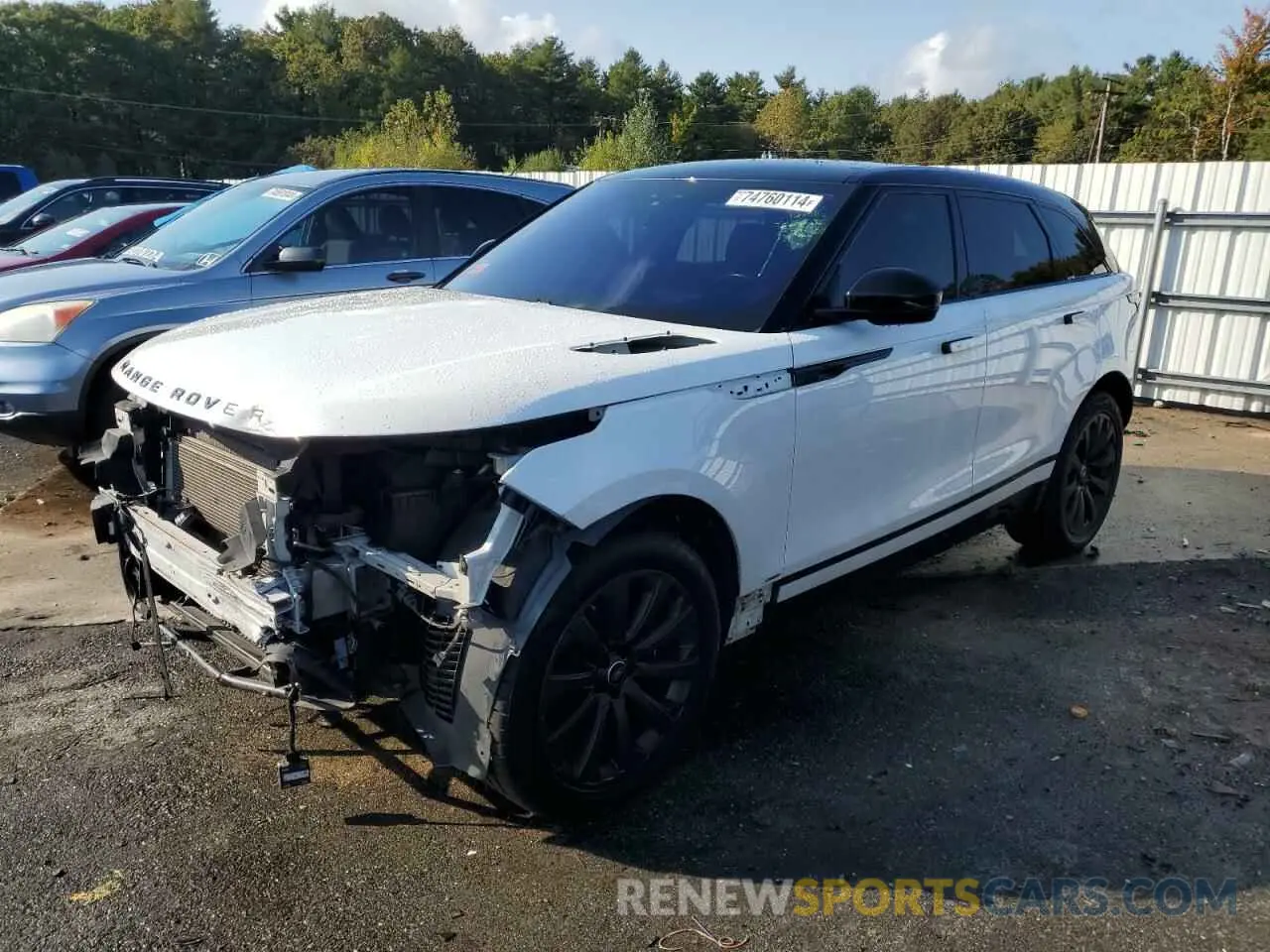 1 Photograph of a damaged car SALYK2EX8LA239298 LAND ROVER RANGEROVER 2020