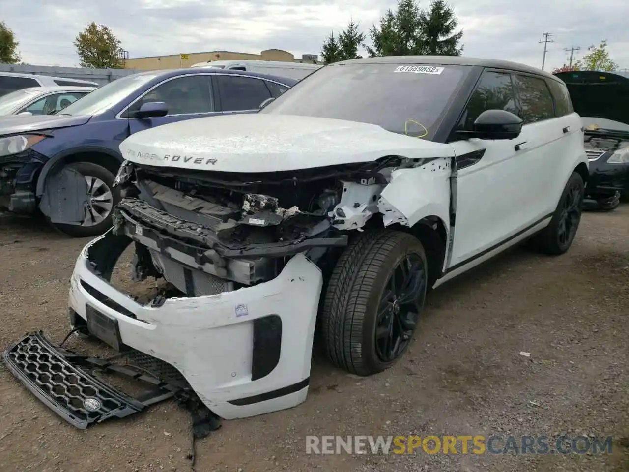 2 Photograph of a damaged car SALZJ2FX1LH093047 LAND ROVER RANGEROVER 2020