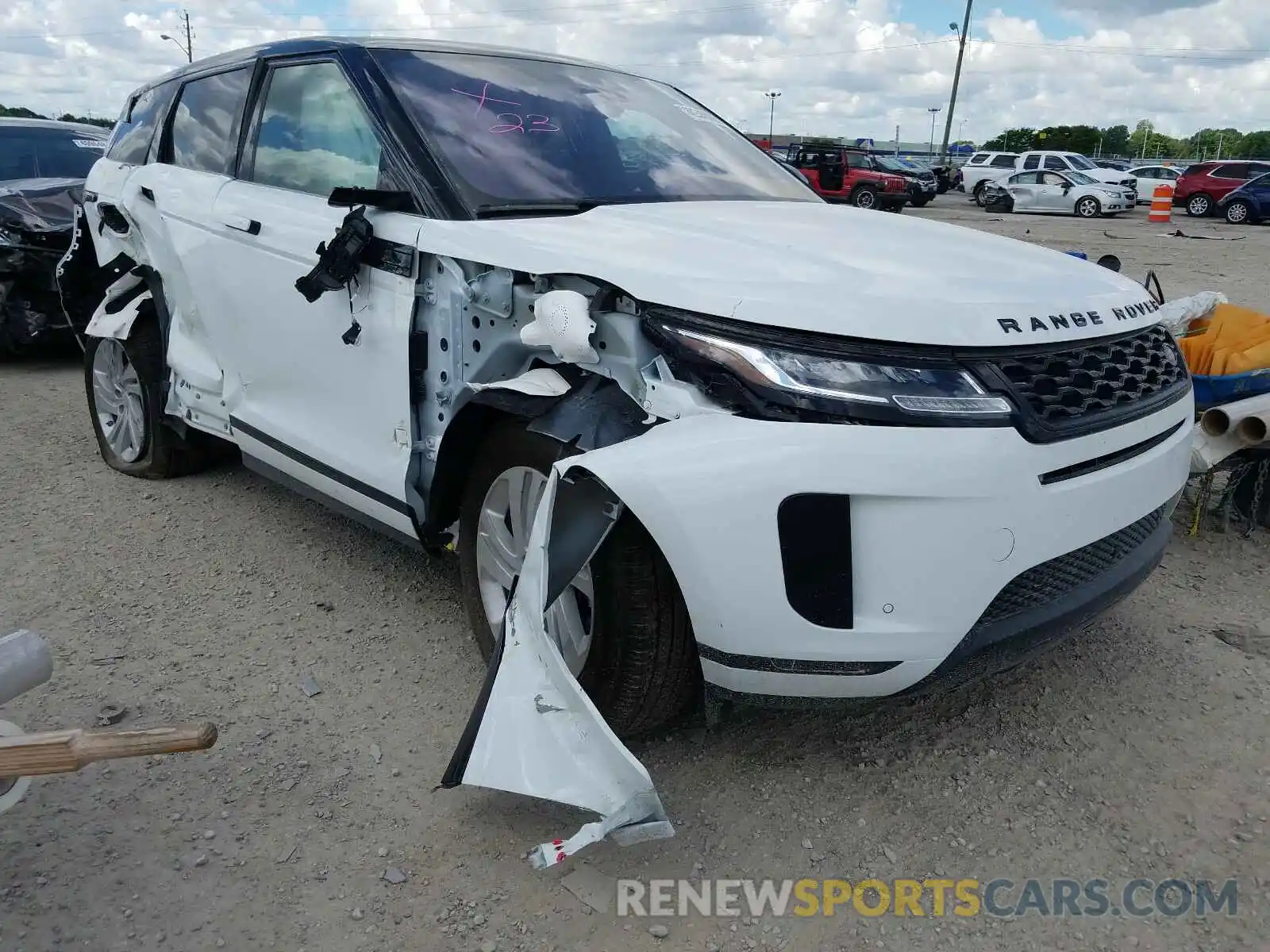 1 Photograph of a damaged car SALZJ2FX2LH083840 LAND ROVER RANGEROVER 2020