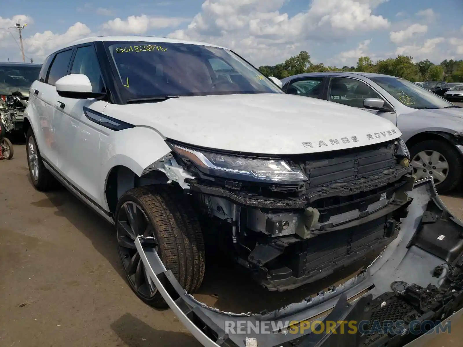 1 Photograph of a damaged car SALZJ2FXXLH107978 LAND ROVER RANGEROVER 2020