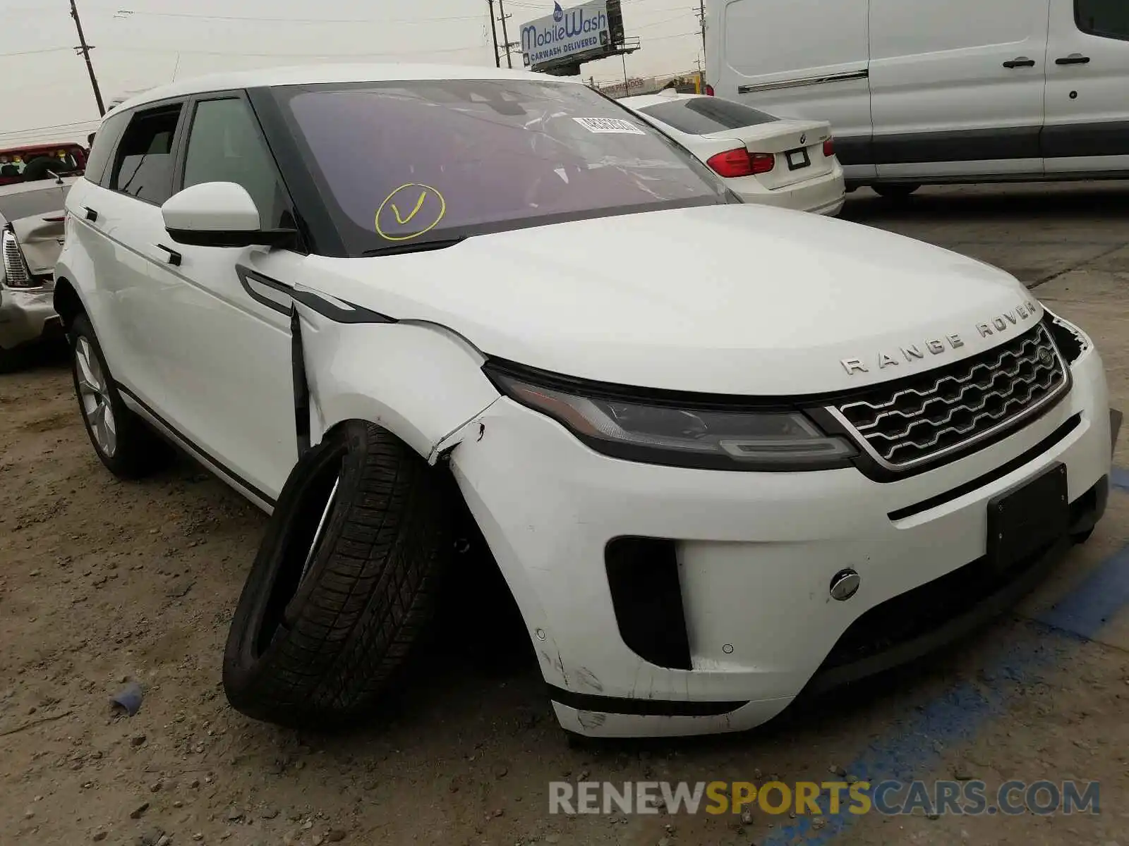 1 Photograph of a damaged car SALZP2FX4LH077956 LAND ROVER RANGEROVER 2020