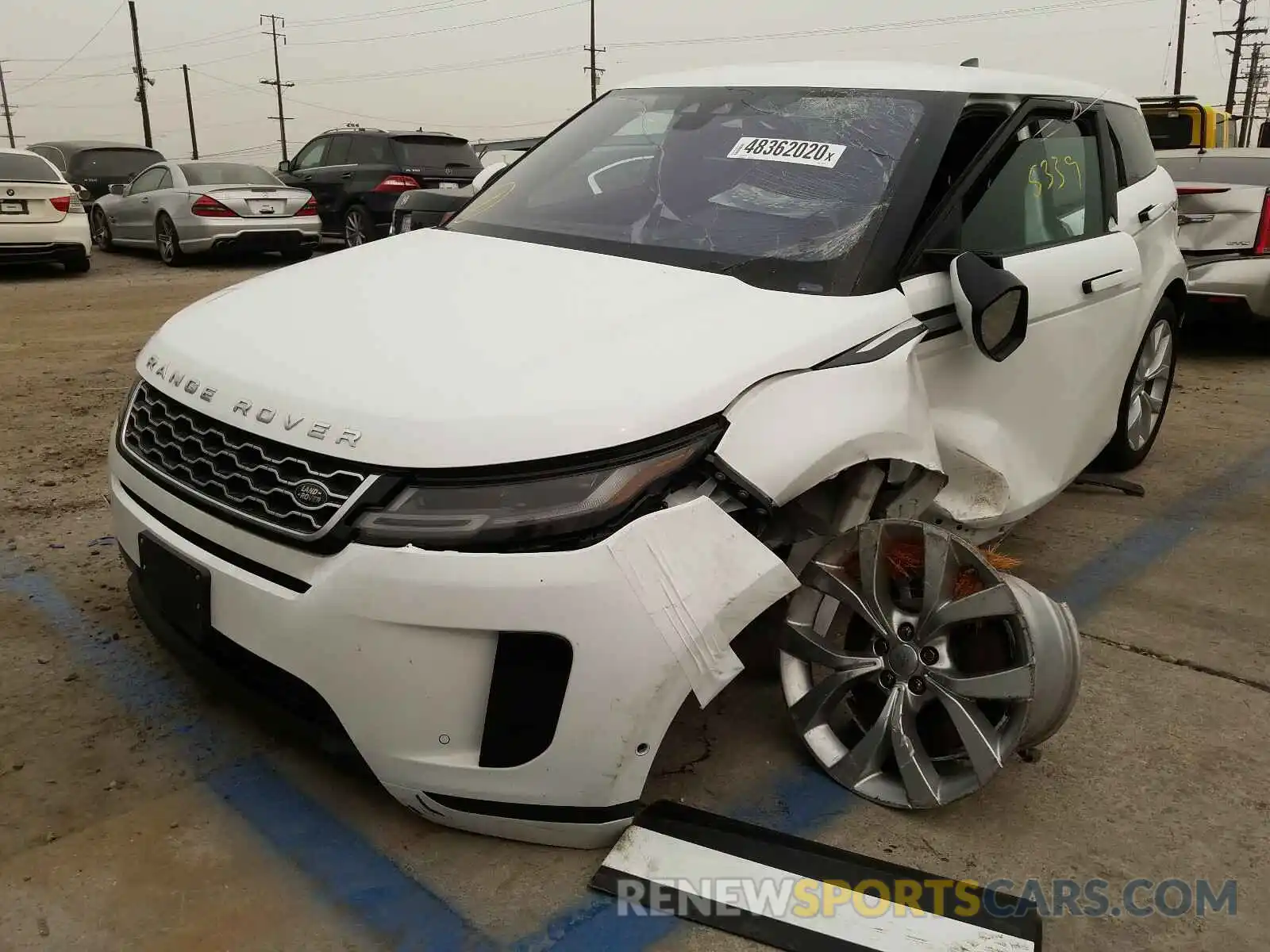 2 Photograph of a damaged car SALZP2FX4LH077956 LAND ROVER RANGEROVER 2020