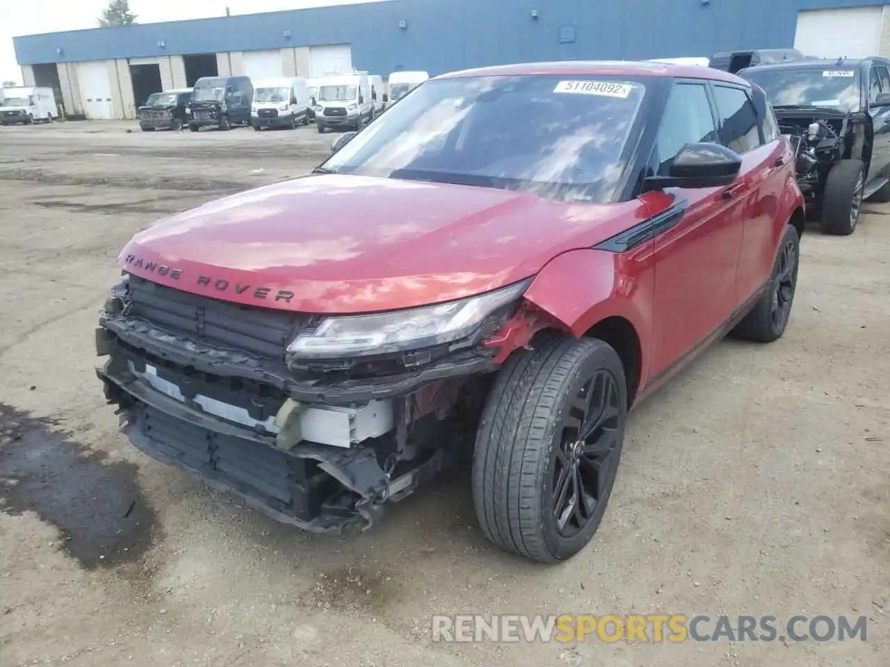 2 Photograph of a damaged car SALZP2FX5LH018284 LAND ROVER RANGEROVER 2020