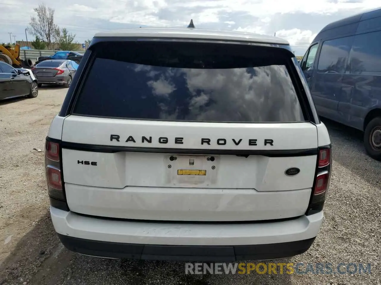 6 Photograph of a damaged car SALGR2SUXMA427503 LAND ROVER RANGEROVER 2021