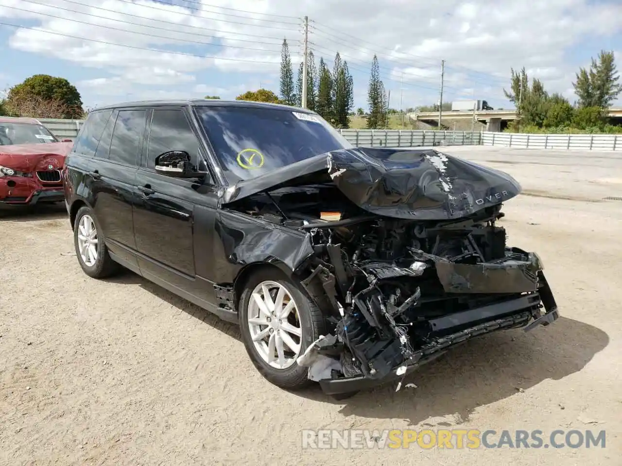 1 Photograph of a damaged car SALGR2SUXMA448173 LAND ROVER RANGEROVER 2021