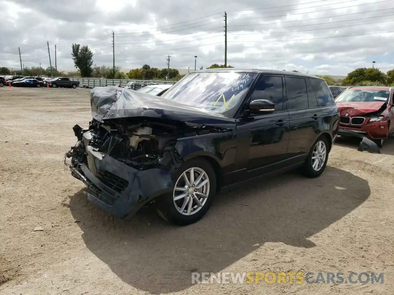 2 Photograph of a damaged car SALGR2SUXMA448173 LAND ROVER RANGEROVER 2021