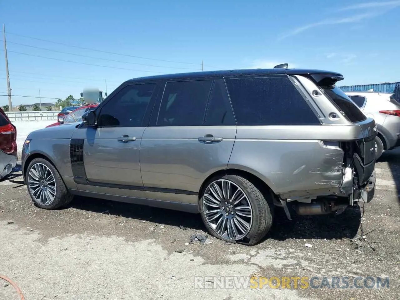 2 Photograph of a damaged car SALGS2RU1MA455989 LAND ROVER RANGEROVER 2021