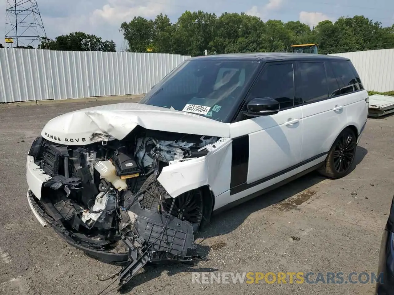 1 Photograph of a damaged car SALGS2RU5MA440766 LAND ROVER RANGEROVER 2021