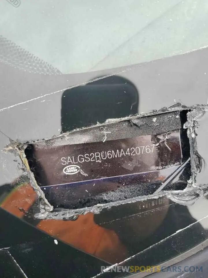 13 Photograph of a damaged car SALGS2RU6MA420767 LAND ROVER RANGEROVER 2021