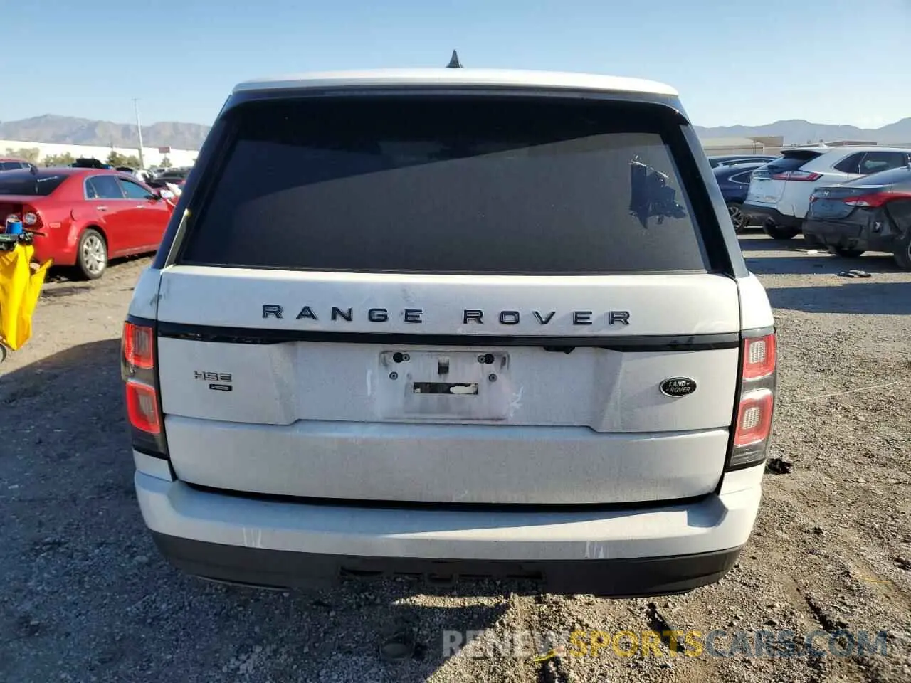 6 Photograph of a damaged car SALGS2SE3MA424925 LAND ROVER RANGEROVER 2021