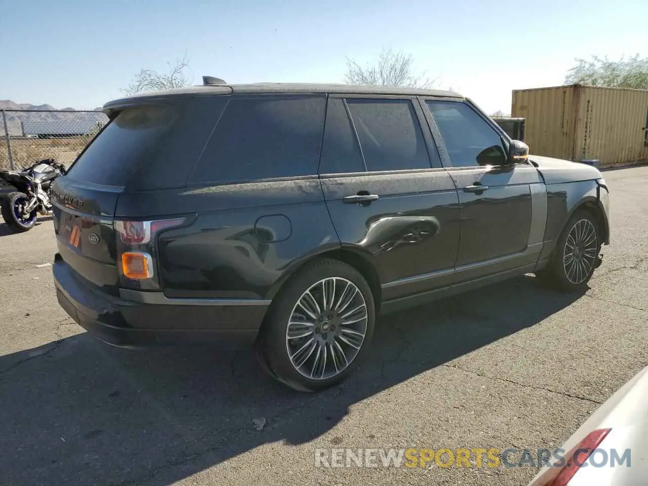 3 Photograph of a damaged car SALGS2SE9MA425948 LAND ROVER RANGEROVER 2021
