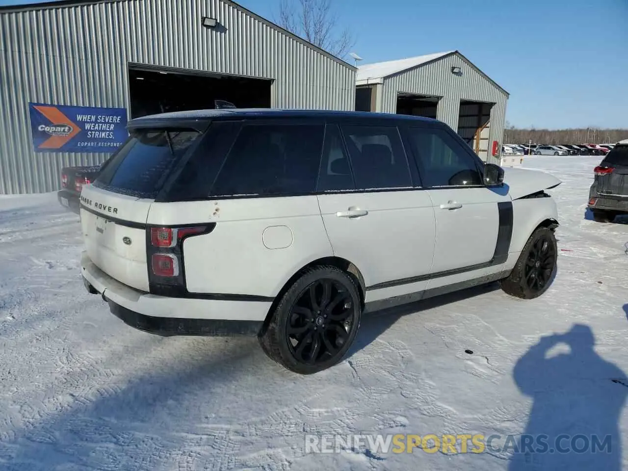 3 Photograph of a damaged car SALGS2SEXMA438501 LAND ROVER RANGEROVER 2021