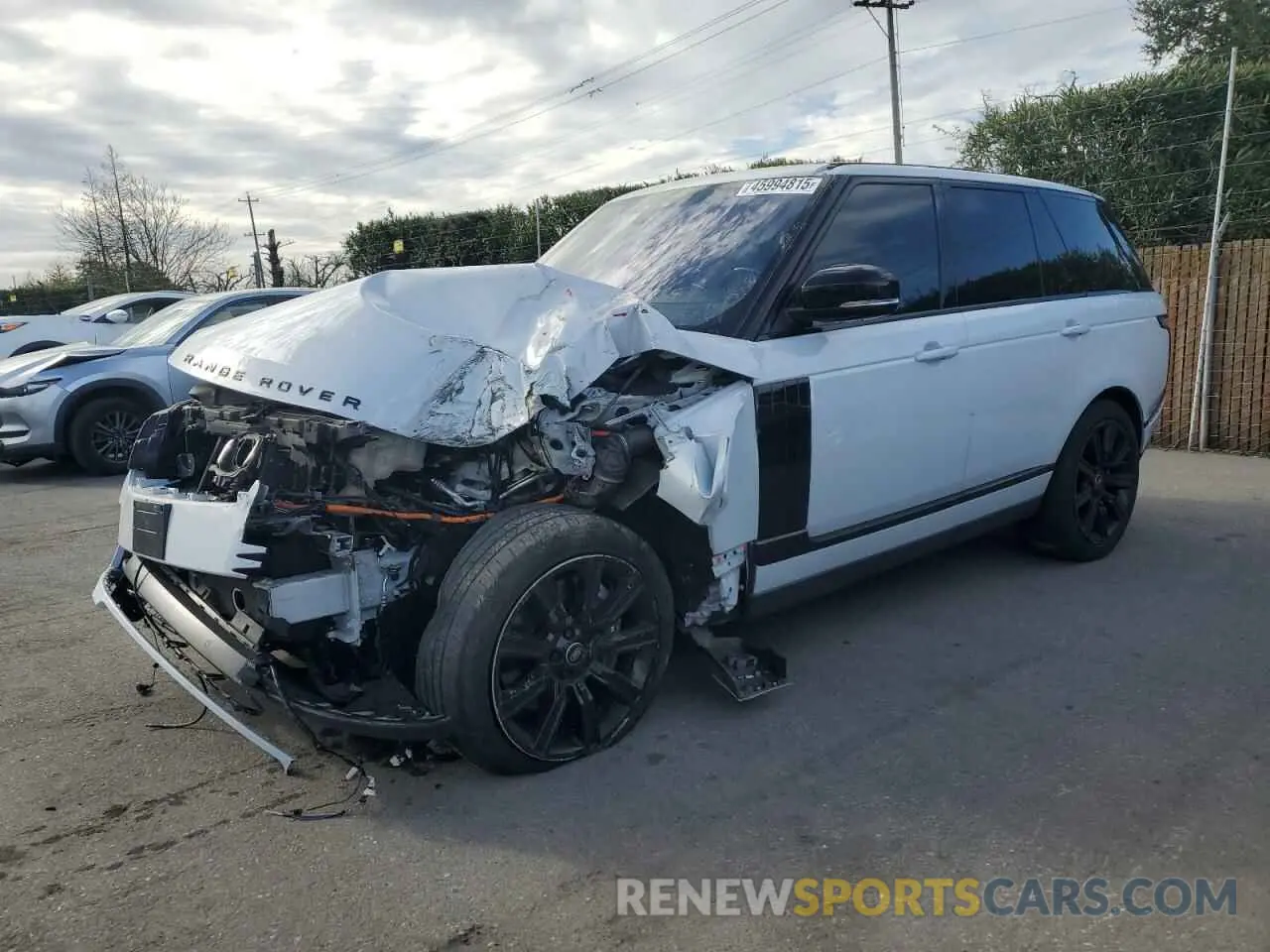 1 Photograph of a damaged car SALGS4RY4MA420118 LAND ROVER RANGEROVER 2021