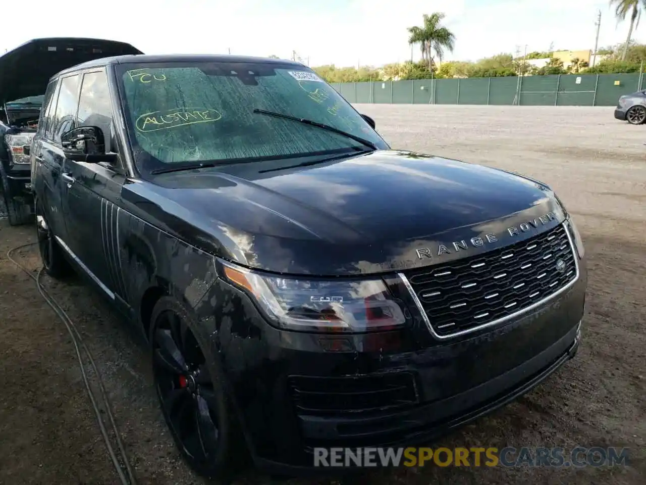 1 Photograph of a damaged car SALGW2RE7MA449613 LAND ROVER RANGEROVER 2021