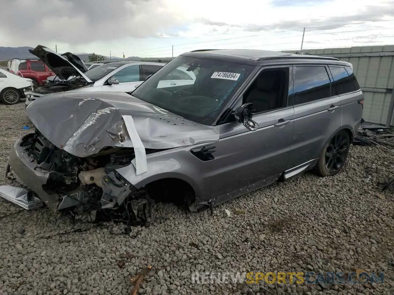 1 Photograph of a damaged car SALWR2SE3MA770139 LAND ROVER RANGEROVER 2021
