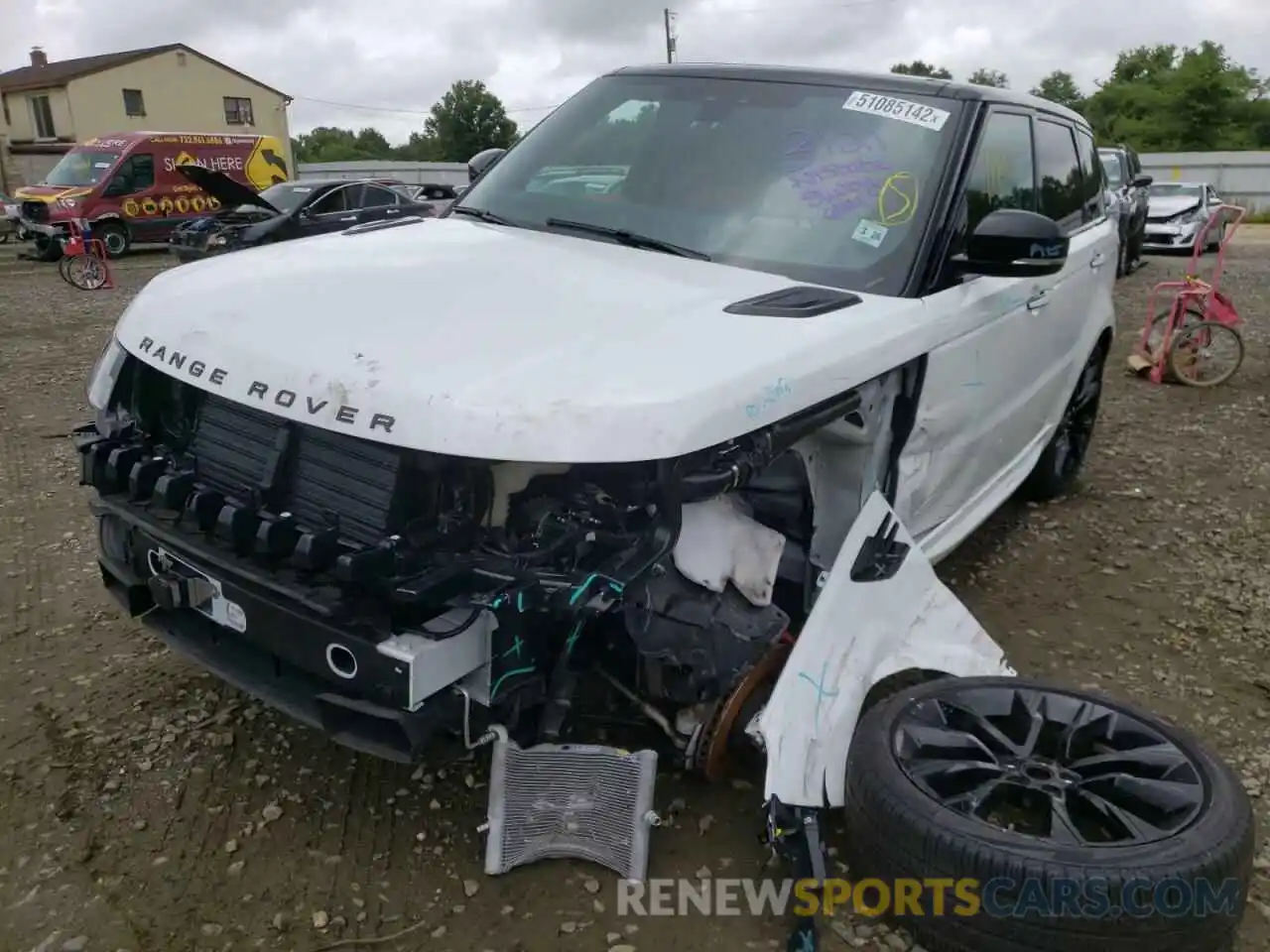 2 Photograph of a damaged car SALWS2RU4MA782009 LAND ROVER RANGEROVER 2021