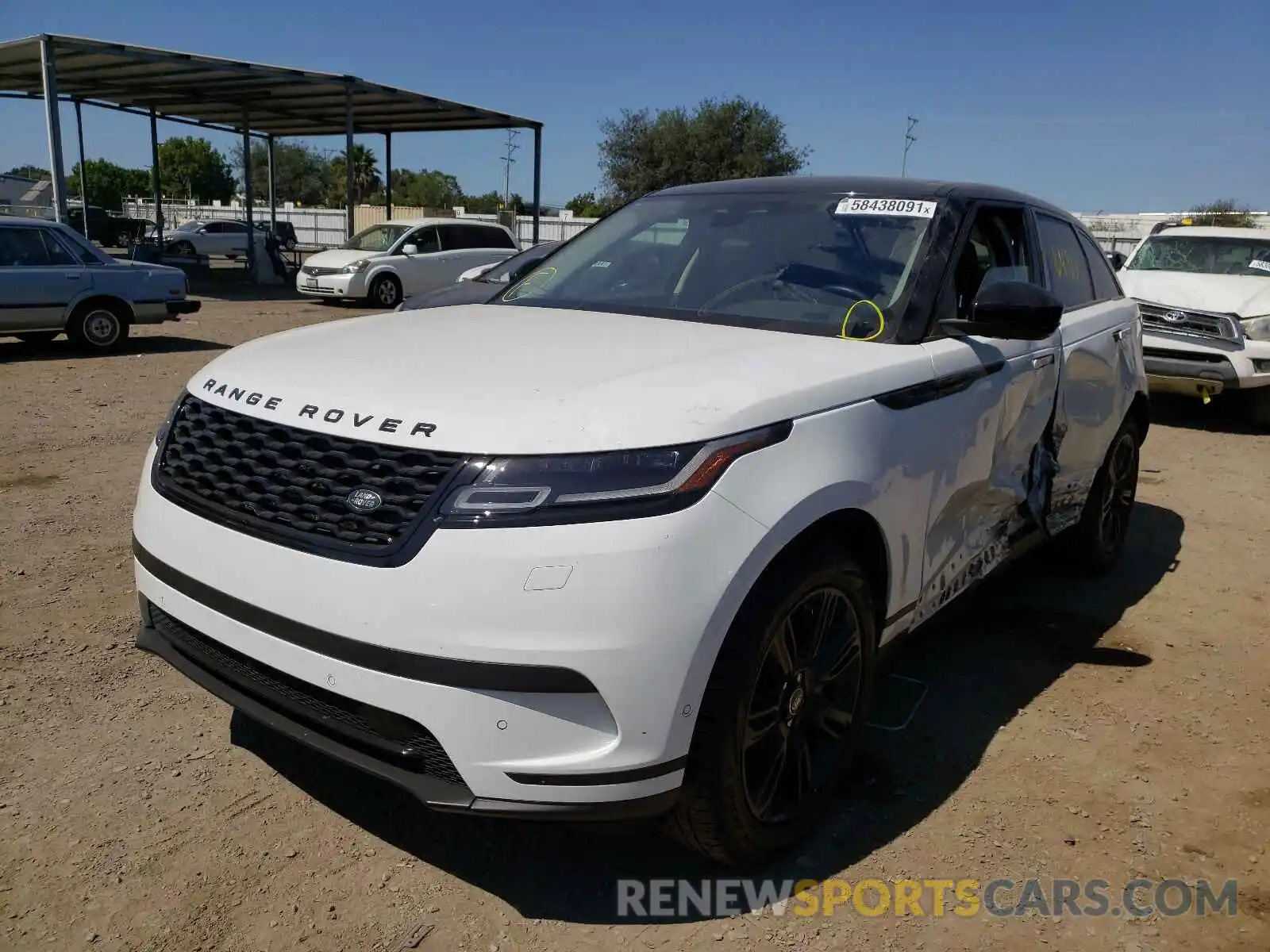 2 Photograph of a damaged car SALYJ2EX5MA308789 LAND ROVER RANGEROVER 2021